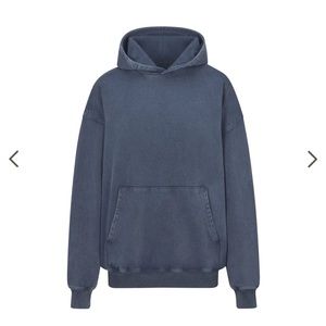 NWT SKIMS STEEL BLUE HOODIE size S